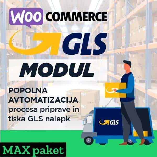 WooCommerce GLS plugin MAX paket