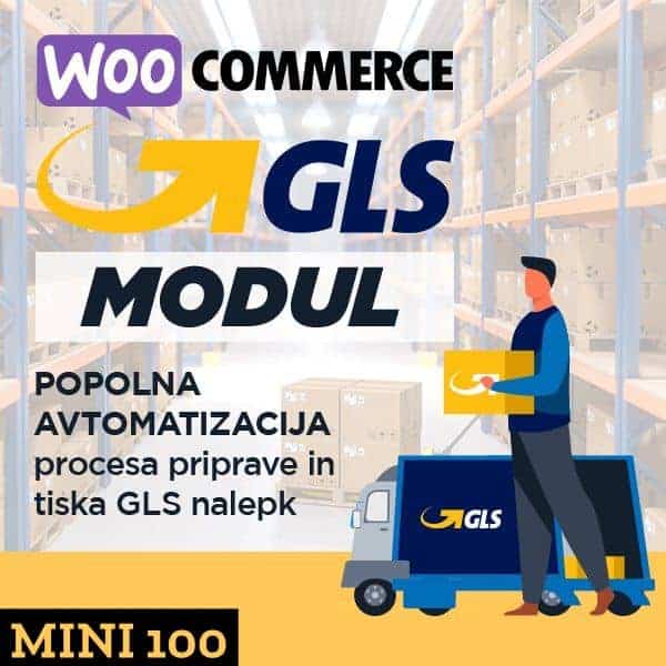 WooCommerce GLS plugin Mini 100 paket